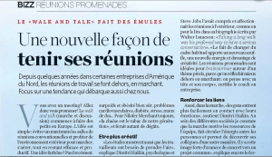 Walk and Talk - une autre façon de se réunir - Trends Tendances